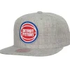 Mitchell & Ness Snapback-Team Heather 2.0 Snapback Detroit Pistons