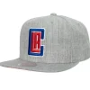 Mitchell & Ness Snapback-Team Heather 2.0 Snapback Los Angeles Clippers