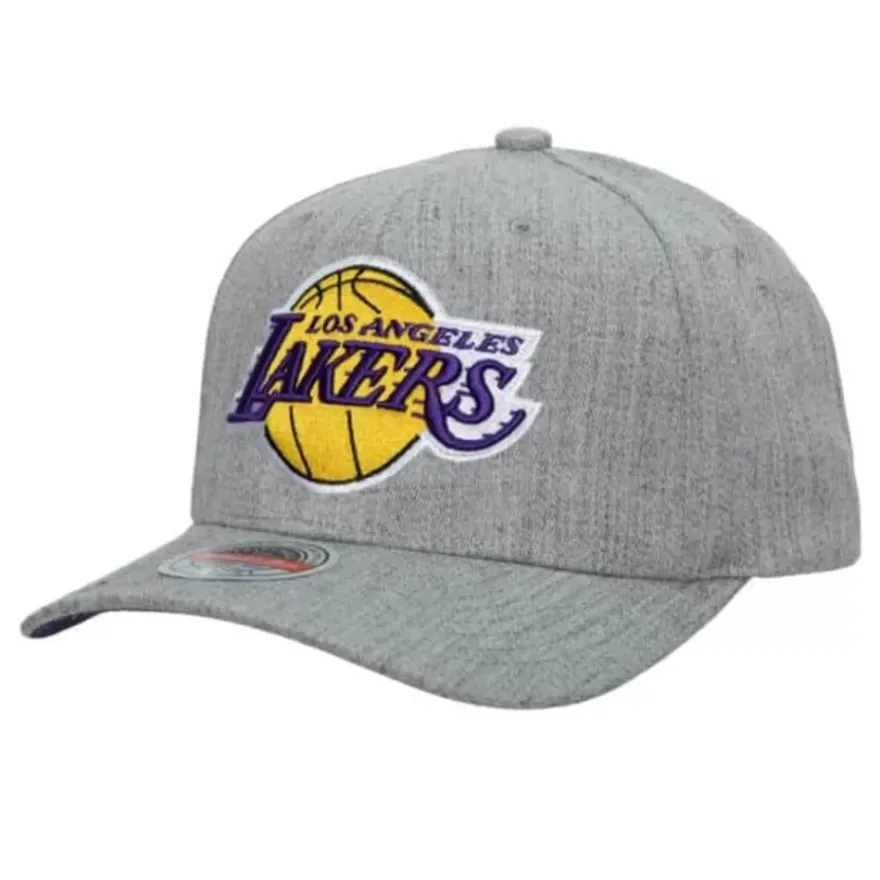 Mitchell & Ness Snapback-Team Heather 2.0 Stretch Snapback Los Angeles Lakers