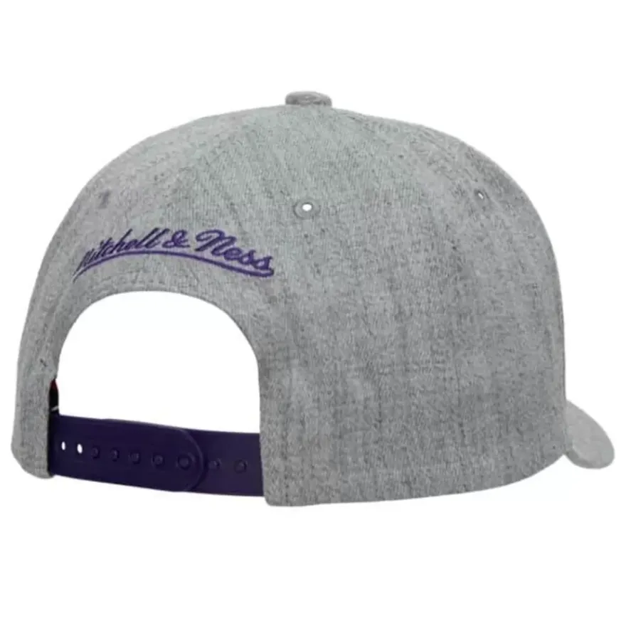 Mitchell & Ness Snapback-Team Heather 2.0 Stretch Snapback Los Angeles Lakers