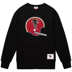 Mitchell & Ness Hoodies & Sweatshirts-Team Helmet Crew Atlanta Falcons