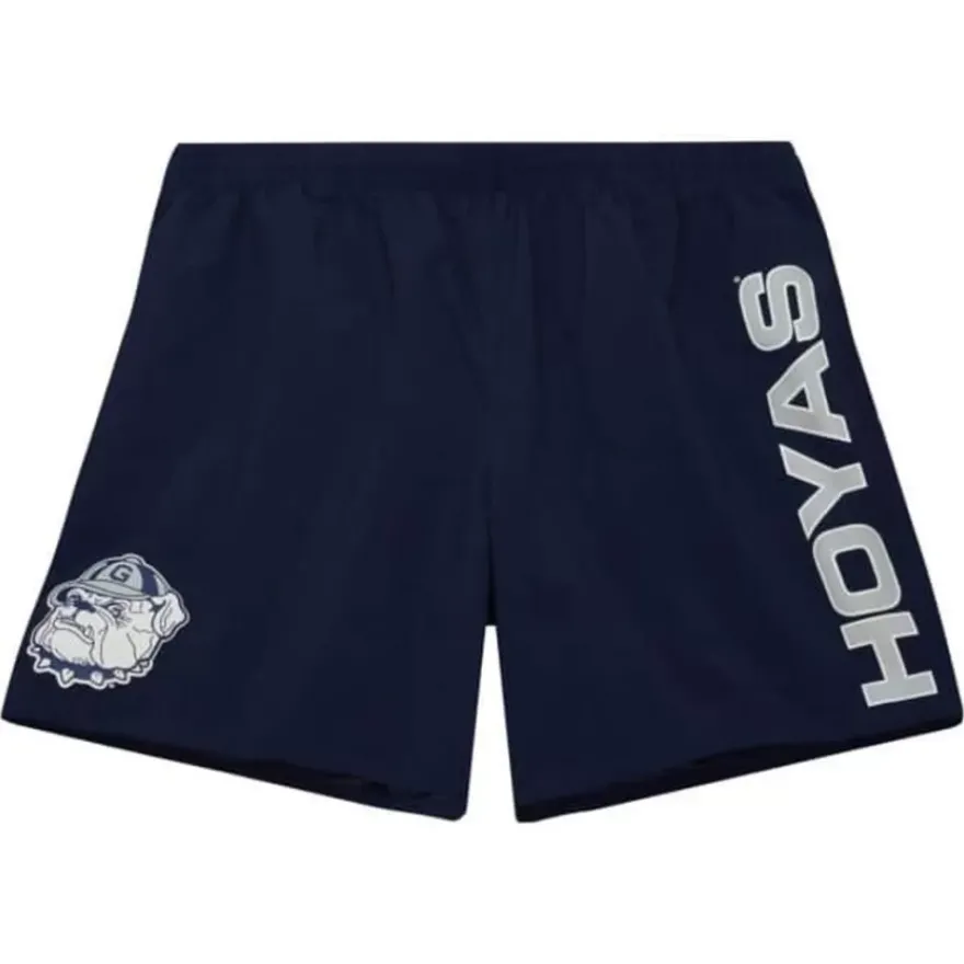 Mitchell & Ness Shorts-Team Heritage Woven Short Georgetown University