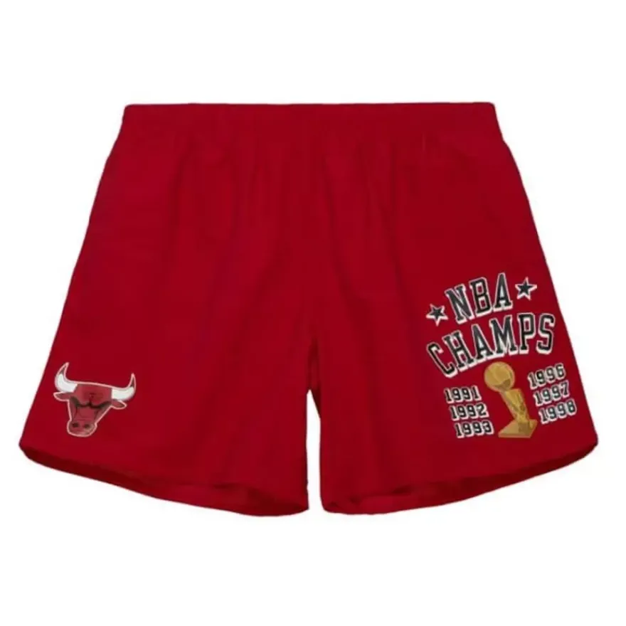 Mitchell & Ness Shorts-Team Heritage Woven Short Chicago Bulls