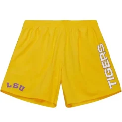 Mitchell & Ness Shorts-Team Heritage Woven Short Louisiana State University