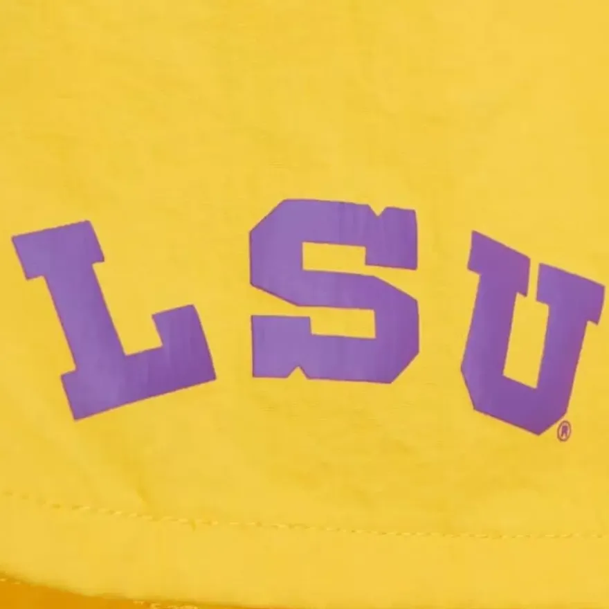 Mitchell & Ness Shorts-Team Heritage Woven Short Louisiana State University