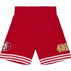 Mitchell & Ness Shorts-Team Id Mesh Shorts San Francisco 49Ers