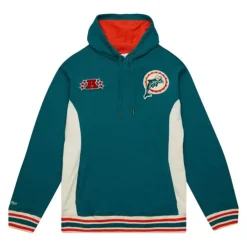 Mitchell & Ness Hoodies & Sweatshirts-Team Legacy French Terry Hoodie Miami Dolphins