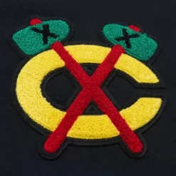 Mitchell & Ness Hoodies & Sweatshirts-Team Legacy French Terry Hoodie Chicago Blackhawks