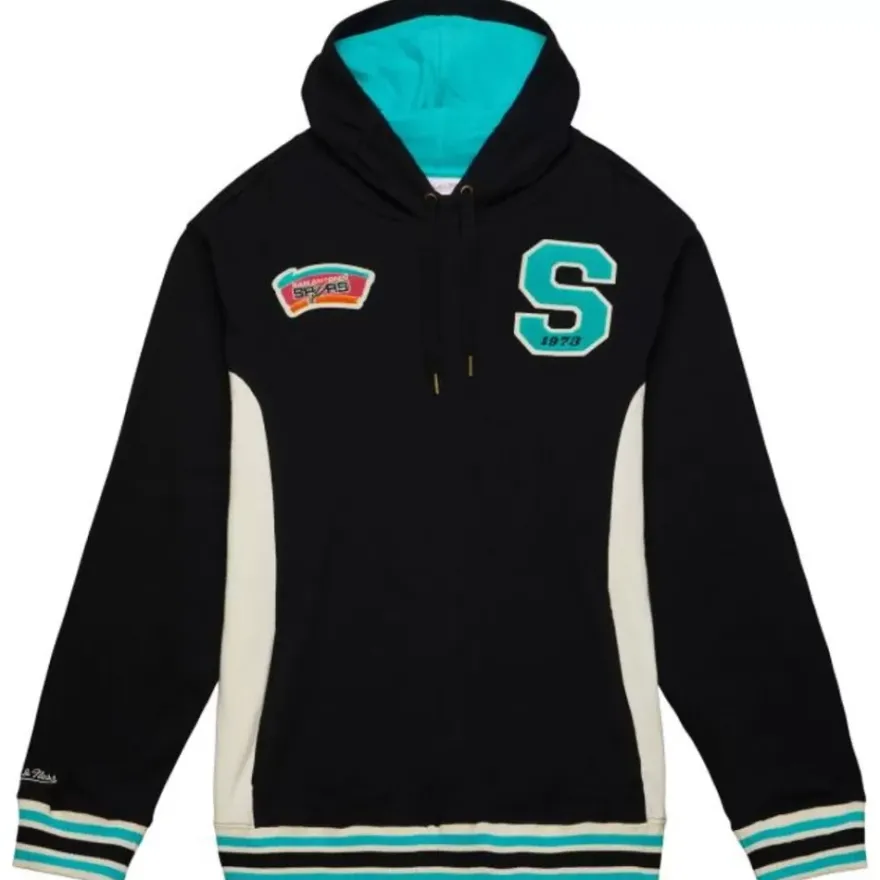 Mitchell & Ness Hoodies & Sweatshirts-Team Legacy French Terry Hoodie San Antonio Spurs