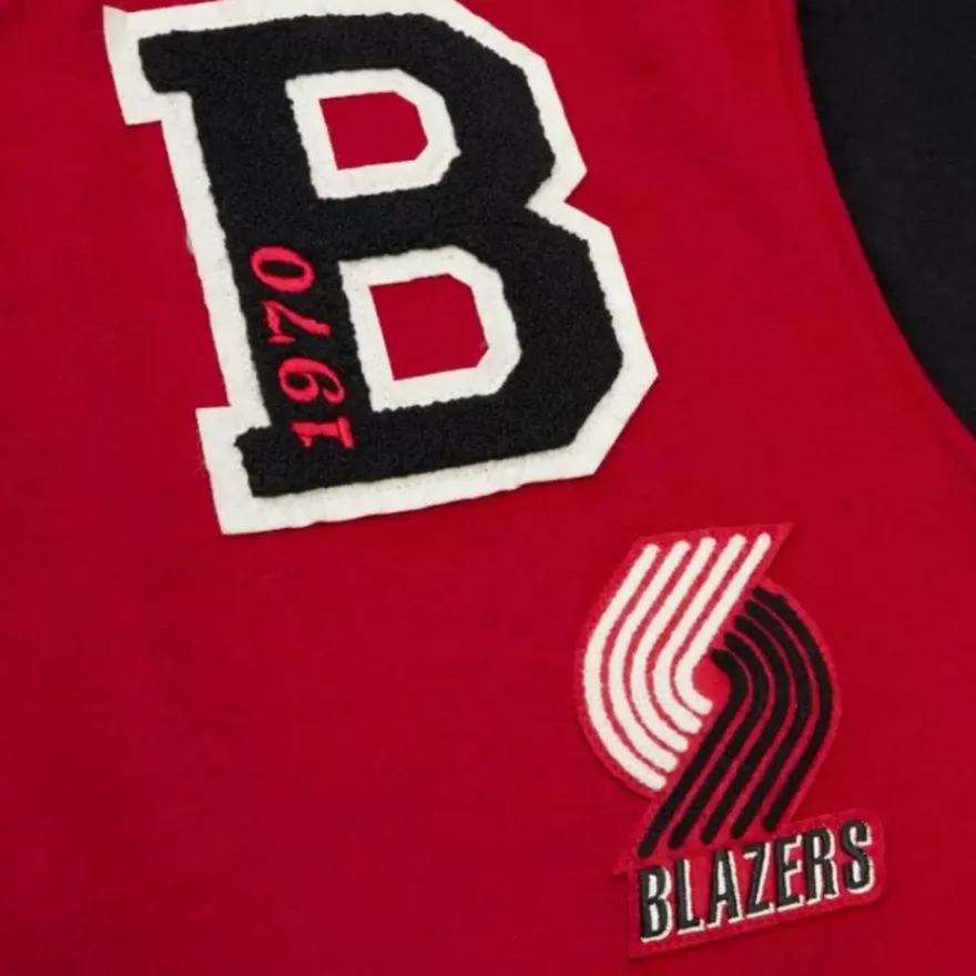 Mitchell & Ness Jackets & Outerwear-Team Legacy Varsity Jacket Portland Trail Blazers