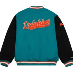 Mitchell & Ness Jackets & Outerwear-Team Legacy Varsity Jacket Miami Dolphins