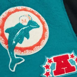 Mitchell & Ness Jackets & Outerwear-Team Legacy Varsity Jacket Miami Dolphins