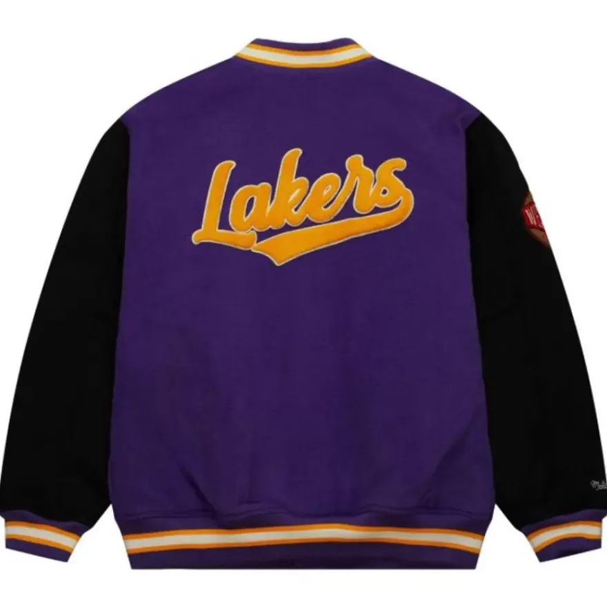 Mitchell & Ness Jackets & Outerwear-Team Legacy Varsity Jacket Los Angeles Lakers