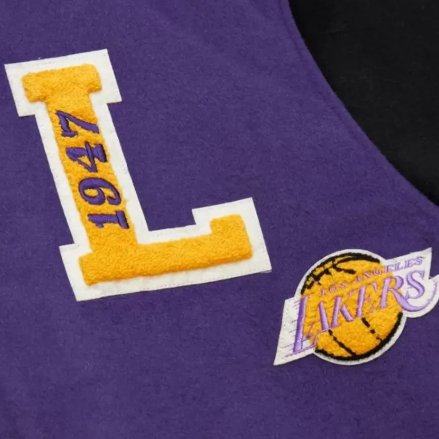 Mitchell & Ness Jackets & Outerwear-Team Legacy Varsity Jacket Los Angeles Lakers