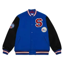 Mitchell & Ness Jackets & Outerwear-Team Legacy Varsity Jacket Philadelphia 76Ers