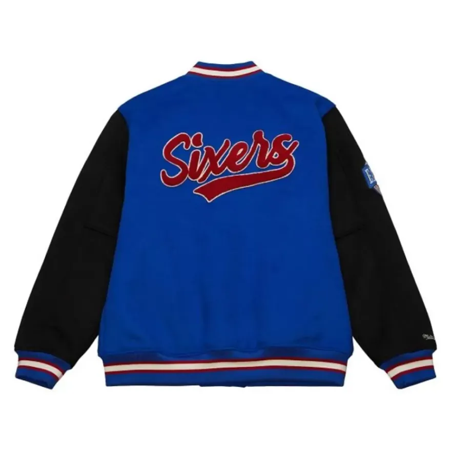 Mitchell & Ness Jackets & Outerwear-Team Legacy Varsity Jacket Philadelphia 76Ers