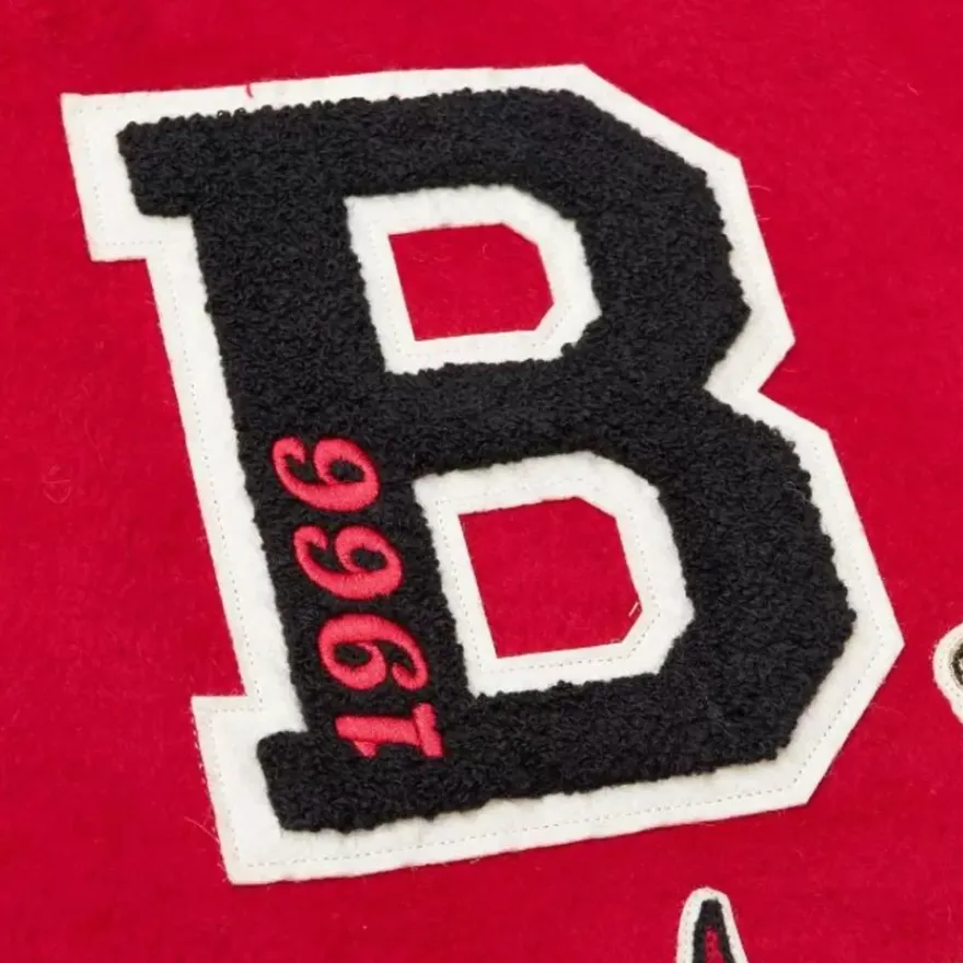 Mitchell & Ness Jackets & Outerwear-Team Legacy Varsity Jacket Chicago Bulls