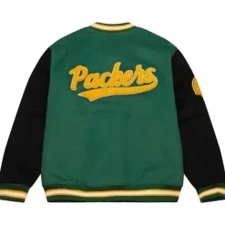 Mitchell & Ness Jackets & Outerwear-Team Legacy Varsity Jacket Green Bay Packers