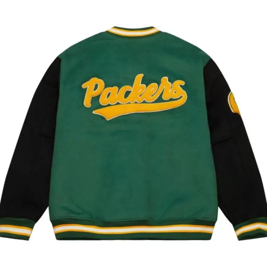 Mitchell & Ness Jackets & Outerwear-Team Legacy Varsity Jacket Green Bay Packers