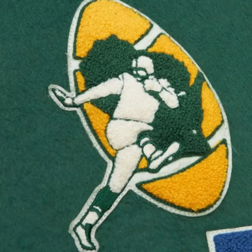 Mitchell & Ness Jackets & Outerwear-Team Legacy Varsity Jacket Green Bay Packers