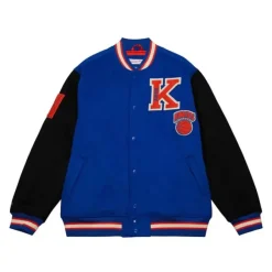 Mitchell & Ness Jackets & Outerwear-Team Legacy Varsity Jacket New York Knicks
