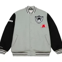 Mitchell & Ness Jackets & Outerwear-Team Legacy Varsity Jacket Oakland Raiders
