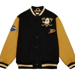 Mitchell & Ness Jackets & Outerwear-Team Legacy Varsity Jacket Anaheim Ducks