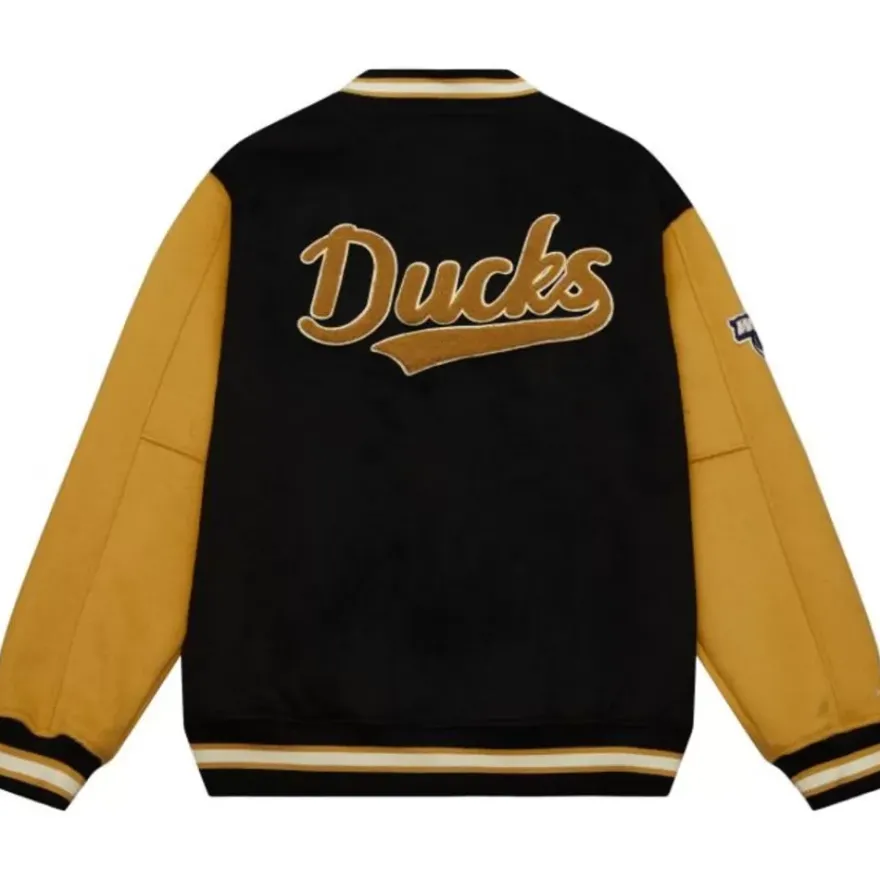 Mitchell & Ness Jackets & Outerwear-Team Legacy Varsity Jacket Anaheim Ducks