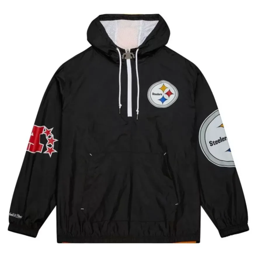 Mitchell & Ness Jackets & Outerwear-Team Og 2.0 Anorak Windbreaker Pittsburgh Steelers