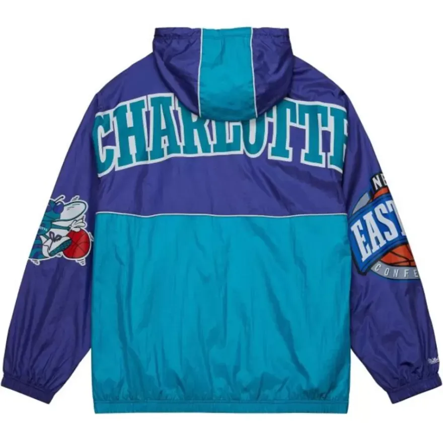 Mitchell & Ness Jackets & Outerwear-Team Og 2.0 Anorak Windbreaker Charlotte Hornets