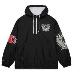 Mitchell & Ness Jackets & Outerwear-Team Og 2.0 Anorak Windbreaker Oakland Raiders
