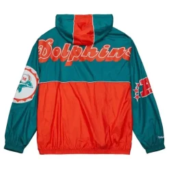 Mitchell & Ness Jackets & Outerwear-Team Og 2.0 Anorak Windbreaker Miami Dolphins