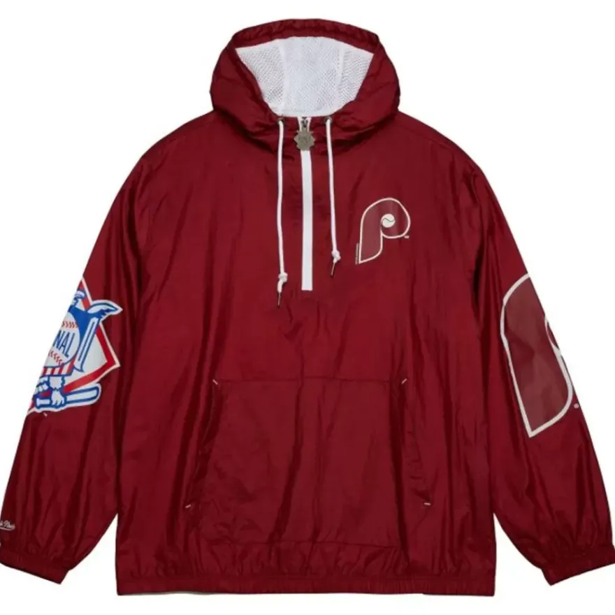 Mitchell & Ness Jackets & Outerwear-Team Og 2.0 Anorak Windbreaker Philadelphia Phillies
