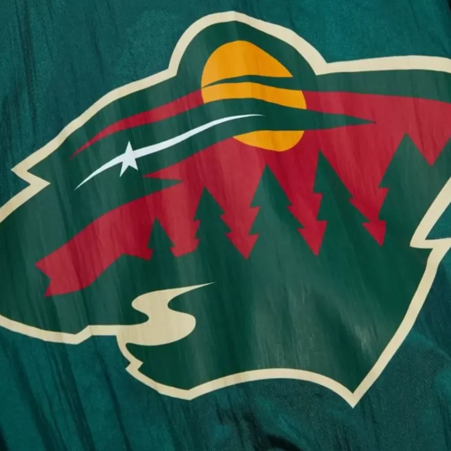 Mitchell & Ness Jackets & Outerwear-Team Og 2.0 Anorak Windbreaker Minnesota Wild