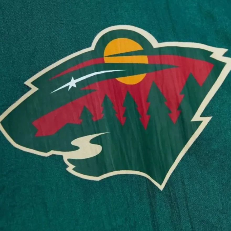 Mitchell & Ness Jackets & Outerwear-Team Og 2.0 Anorak Windbreaker Minnesota Wild