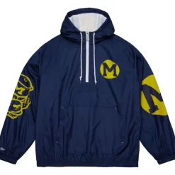 Mitchell & Ness Jackets & Outerwear-Team Og 2.0 Anorak Windbreaker University Of Michigan