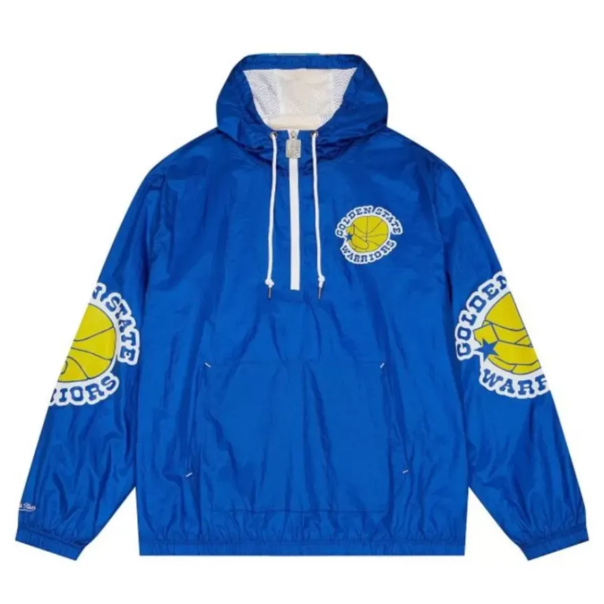 Mitchell & Ness Jackets & Outerwear-Team Og 2.0 Anorak Windbreaker Golden State Warriors