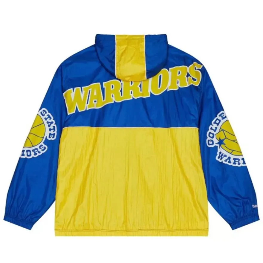 Mitchell & Ness Jackets & Outerwear-Team Og 2.0 Anorak Windbreaker Golden State Warriors