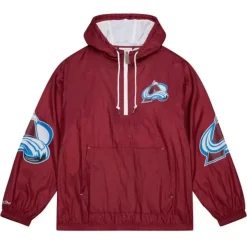 Mitchell & Ness Jackets & Outerwear-Team Og 2.0 Anorak Windbreaker Colorado Avalanche