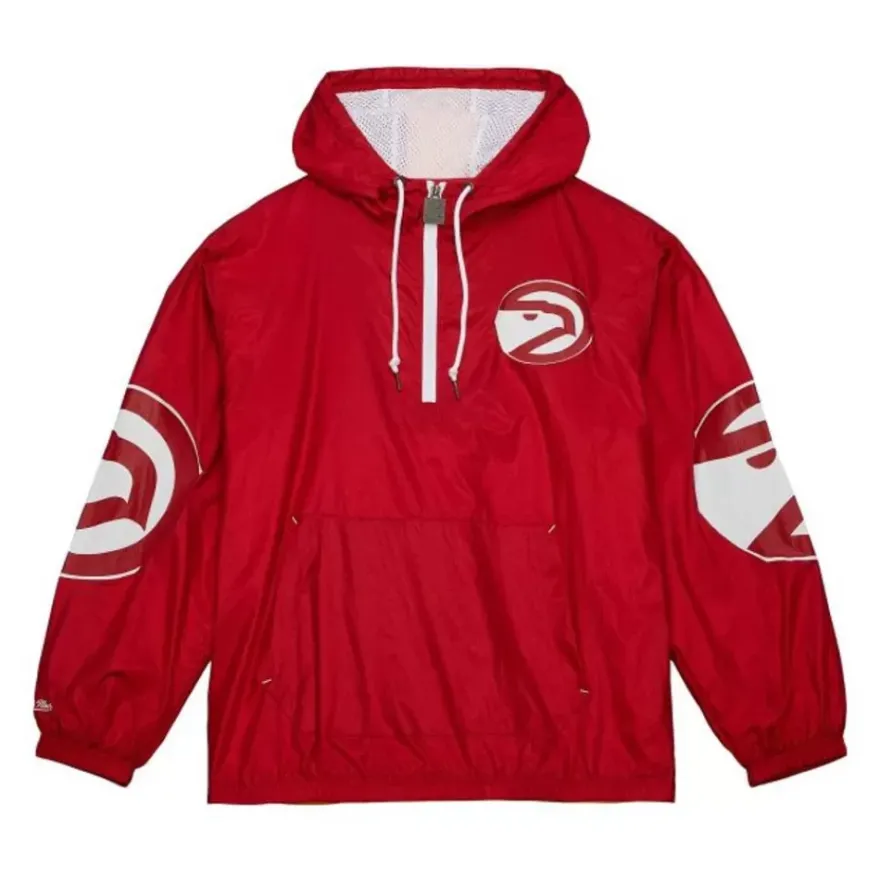 Mitchell & Ness Jackets & Outerwear-Team Og 2.0 Anorak Windbreaker Atlanta Hawks