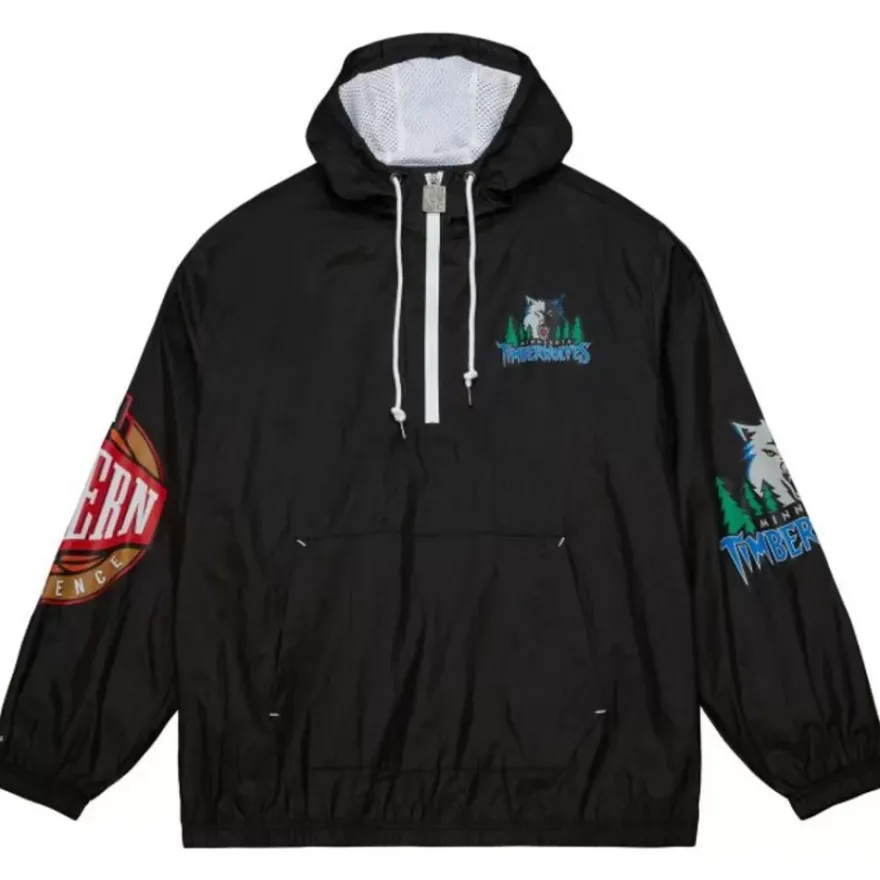 Mitchell & Ness Jackets & Outerwear-Team Og 2.0 Anorak Windbreaker Minnesota Timberwolves
