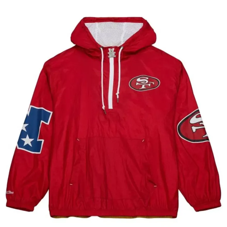 Mitchell & Ness Jackets & Outerwear-Team Og 2.0 Anorak Windbreaker San Francisco 49Ers