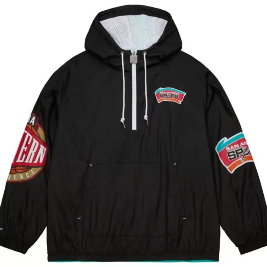 Mitchell & Ness Jackets & Outerwear-Team Og 2.0 Anorak Windbreaker San Antonio Spurs