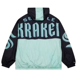 Mitchell & Ness Jackets & Outerwear-Team Og 2.0 Anorak Windbreaker Seattle Kraken