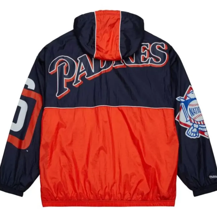 Mitchell & Ness Jackets & Outerwear-Team Og 2.0 Anorak Windbreaker San Diego Padres