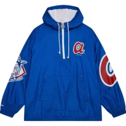 Mitchell & Ness Jackets & Outerwear-Team Og 2.0 Anorak Windbreaker Atlanta Braves