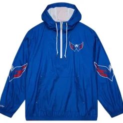 Mitchell & Ness Jackets & Outerwear-Team Og 2.0 Anorak Windbreaker Washington Capitals