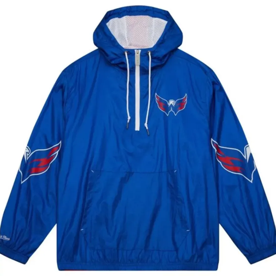Mitchell & Ness Jackets & Outerwear-Team Og 2.0 Anorak Windbreaker Washington Capitals