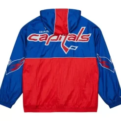 Mitchell & Ness Jackets & Outerwear-Team Og 2.0 Anorak Windbreaker Washington Capitals
