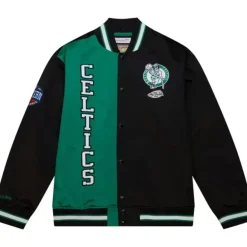 Mitchell & Ness Jackets & Outerwear-Team Og 2.0 Lightweight Satin Jacket Boston Celtics